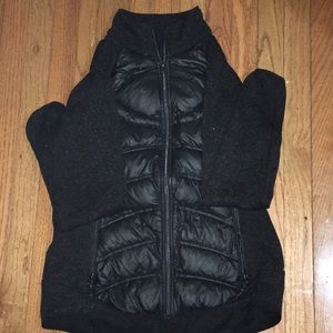 Black puffer jacket